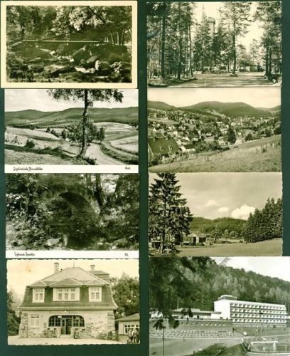 Vogtland gemischt Lot mit 16 AK, ca. 1955-1983; gute Erhaltung, teils gelaufen
