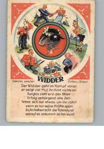 Astrologie Sternzeichen Widder