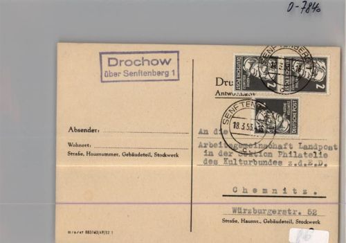 Drochow Landpoststempel