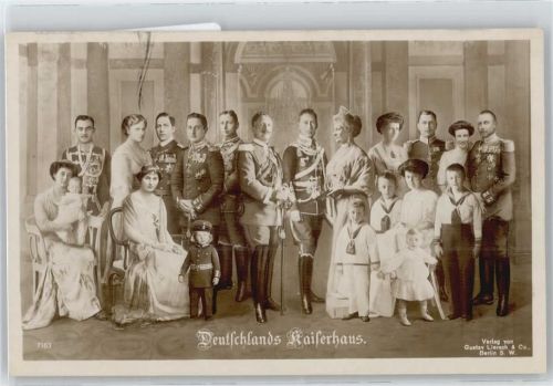 Deutschlands Kaiserhaus , schöne Fotomontage