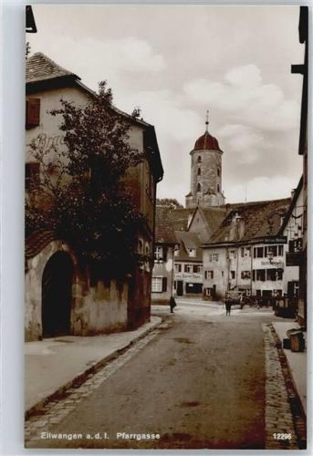 Ellwangen Pfarrgasse , Foto-Karte
