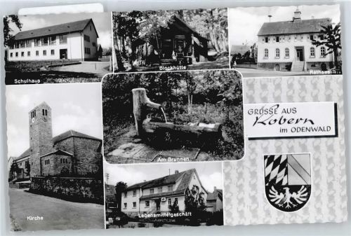 Robern Rathaus , Lebensmittelgeschäft , Schule