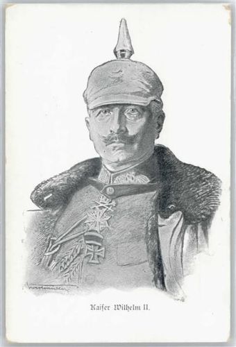 in Uniform , Künstlerkarte