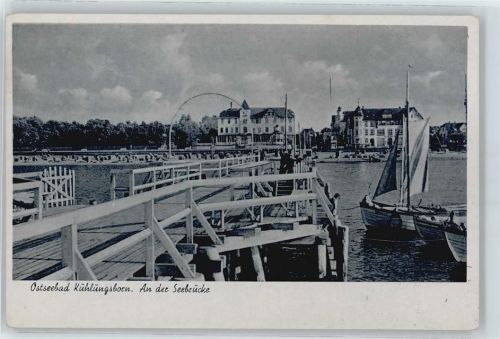 Kühlungsborn Steg Boot Meer Strand