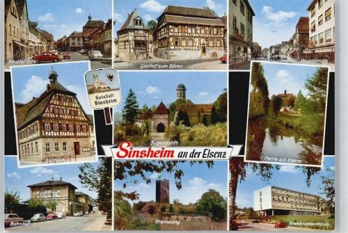 Sinsheim Rathaus , Krankenhaus , Hauptstrasse