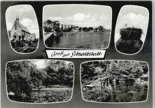 Schwabstedt See Kirche Brücke