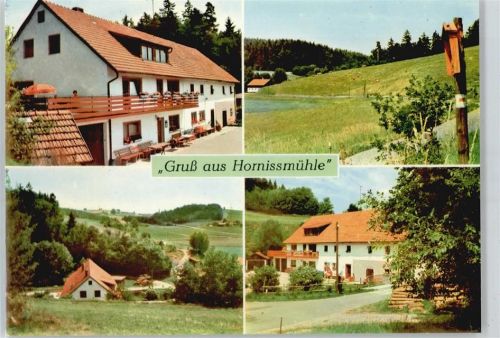 Hornismühle Feld Haus Balkon Wiese