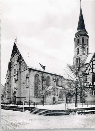Schorndorf Winter-Karte
