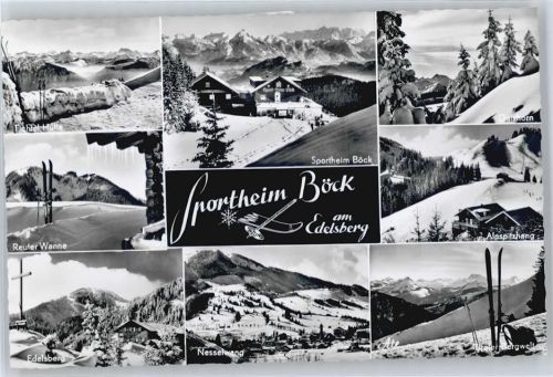 Böck Sportheim Böck, Hütte, Reuter Wanne, Edelsberg, Nesselwang