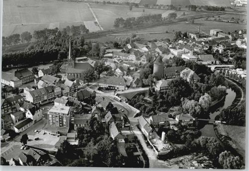 Dannenberg Fliegeraufnahme Haus Baum Feld