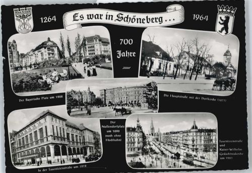Schöneberg Mehrfachansicht, 700 Jahre