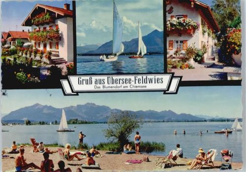 Übersee Segelboot, Chiemseestrand