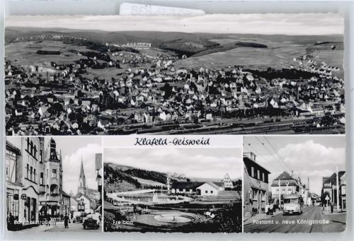 Klafeld Bahnhofstraße, Freibad, Postamt, Königsstraße