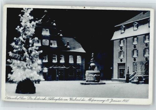 Ottweiler Historischer Schlossplat, Abstimmung 13. Januar 1935 WK II
