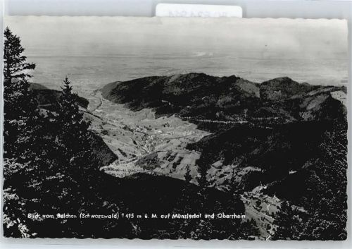 Belchen Tal Panorama Gesamtansicht