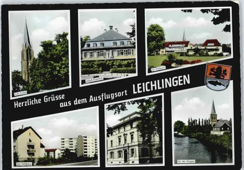 Leichlingen Kirche, Am Goldberg, Schloß Eicherhof, an der Wupper