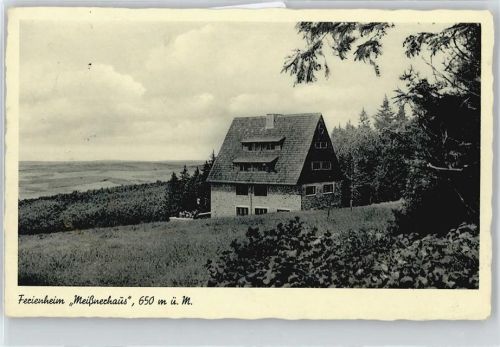 37235 W3436 Hausen , Kr Witzenhausen - Meißnerhaus, Landpoststempel