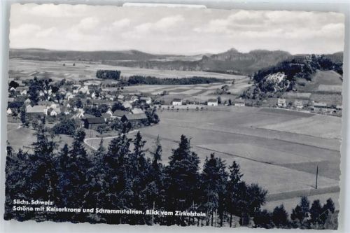 Schöna Kaiserkrone, Schrammsteinen, Zirkelstein