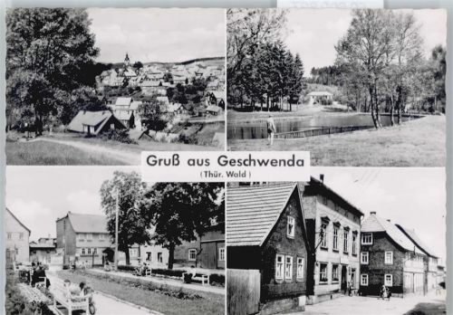 Geschwenda Teilansicht, Badesee
