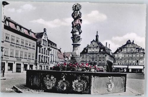 Schwäbisch Gmünd Marktplatz, Brunnen