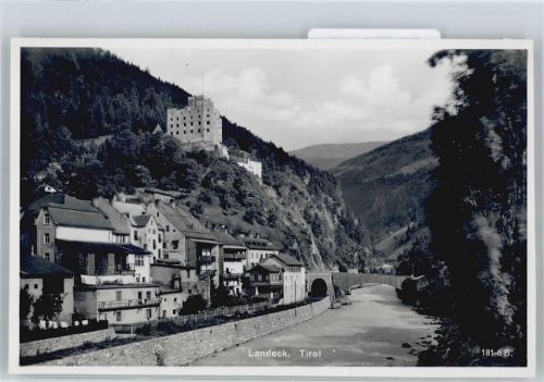 Landeck Fluss Berg Schloss