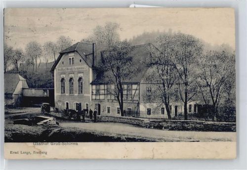 Großschirma Gasthof Groß-Schirma, Pferdekutsche