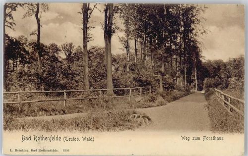 Bad Rothenfelde Weg zum Forsthaus