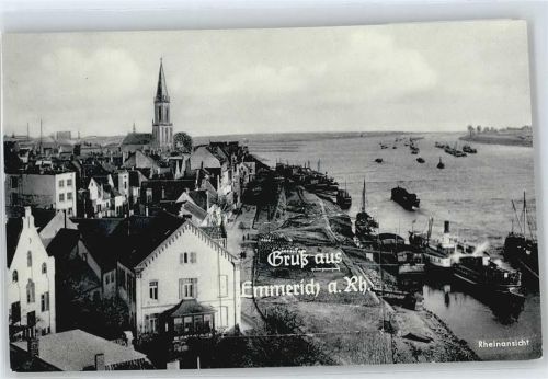 Emmerich Fluss Schiff Haus