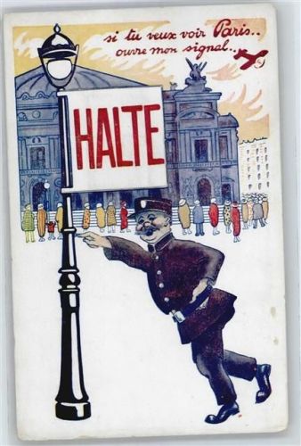 Paris , Polizei Humor