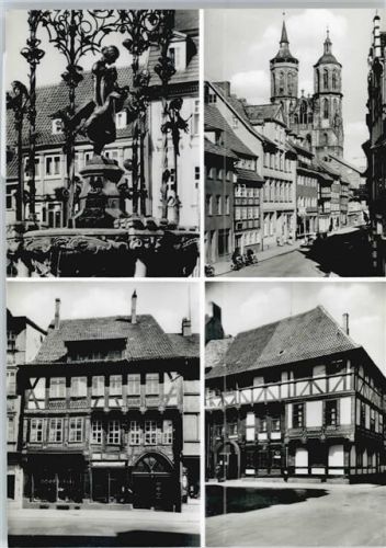 Göttingen Gänseliesel, Kirche, Fachwerkhaus, Junkernschenke