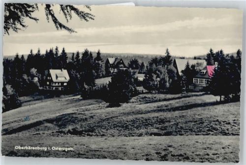 Oberbärenburg Ortsansicht, Fotokarte