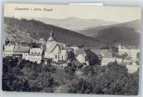 Lauenstein Gesamtansicht mit Kirche