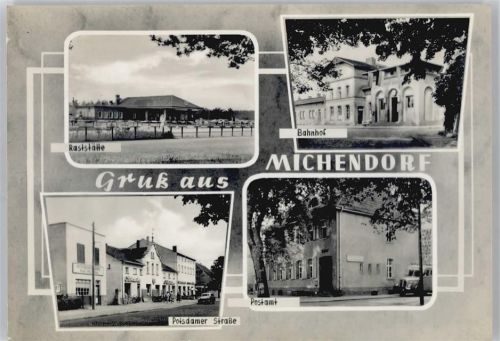 Michendorf Raststätte, Bahnhof, Potsdamer Straße, Postamt