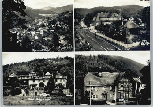Sitzendorf Rathaus, Hotel Zur Linde, Hotel Bergterrasse