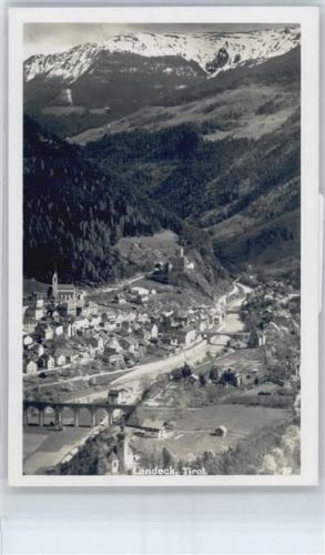 Landeck Panorama Berg Fluss Brücke