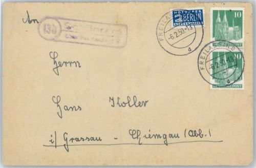 Freilassing Landpoststempel Schönram