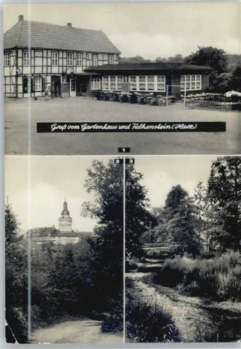 Köthen Gartenhaus und Falkenstein , Marke entfernt