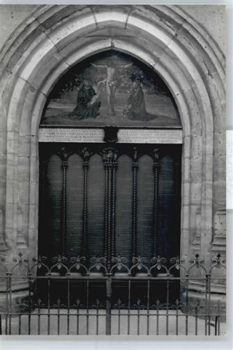 Lutherstadt Wittenberg Schloßkirche, Thesentür