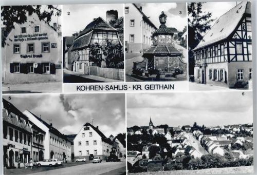 Kohren-Sahlis VEB Kunsttöpferei, Ruine, Töpferbrunnen, Töpfermuseum