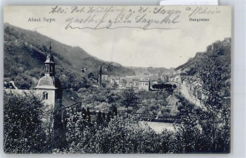 Sayn Burgruine, Abtei