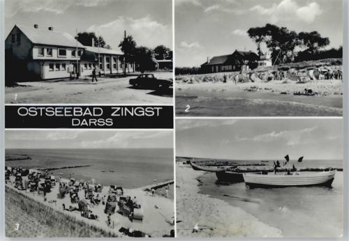 Zingst FDGB-Erholunsgheim Stranddistel, Dünenhaus, Strand