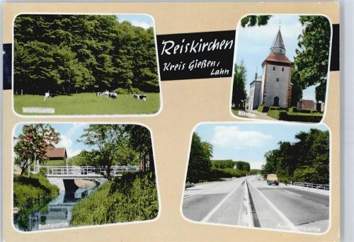 Reiskirchen Bach, Brücke, Kirche