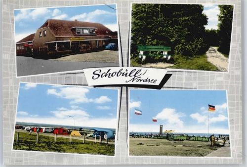 Schobüll handlung, Campingplatz, parkbk