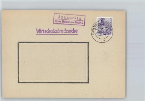 Jessenitz Landpoststempel