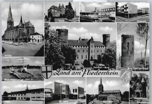 Willich Ortschaften, Burgen