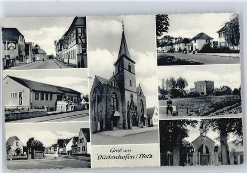 Dudenhofen Kirche, Strassenpartie