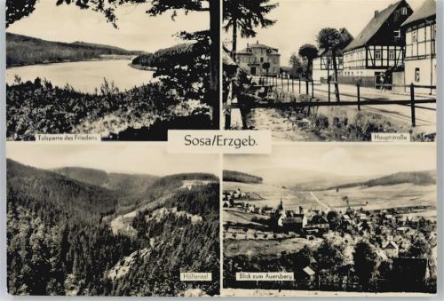 Sosa Talsperre des Friedens, Hauptstraße, Gesamtansicht