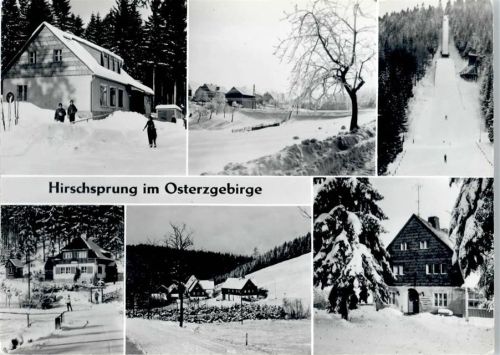 Hirschsprung Teilansichten, Sprungschanze