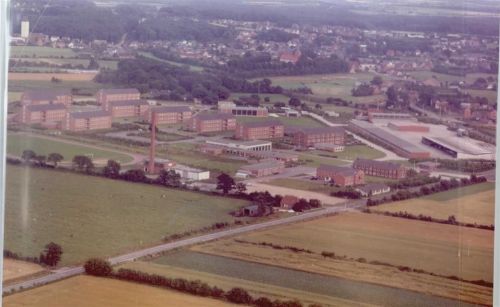 Albersdorf Foto mit Negativ, Fliegeraufnahme
