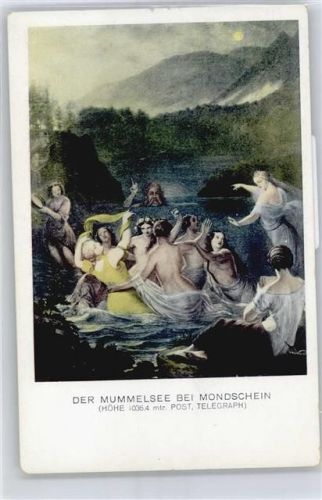 I.Götzenberger , Mummelsee bei Mondschein